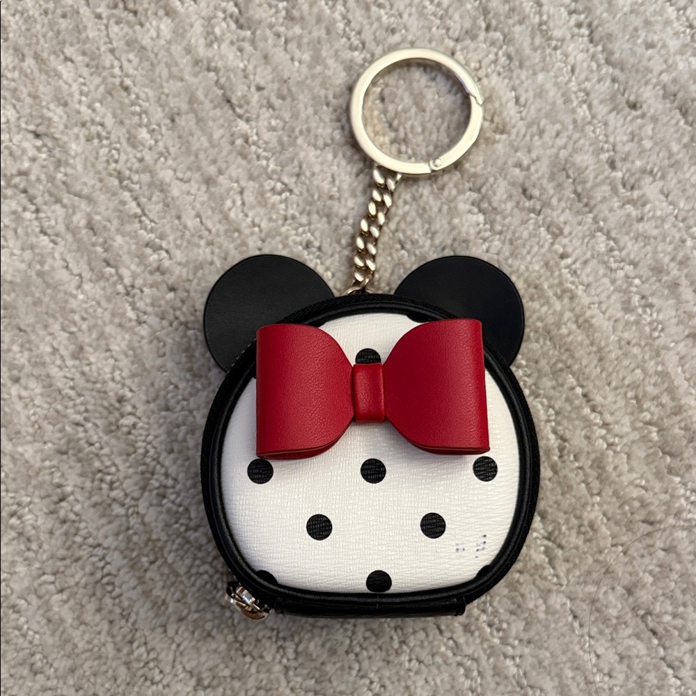 Kate Spade Minnie Mouse Keychain Coin Purse Bag Charm